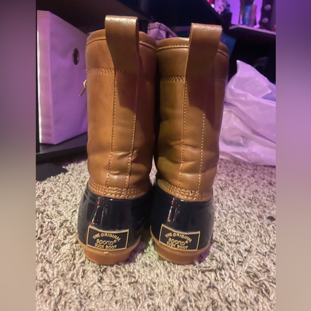 The original sporto  duck boots 7.5